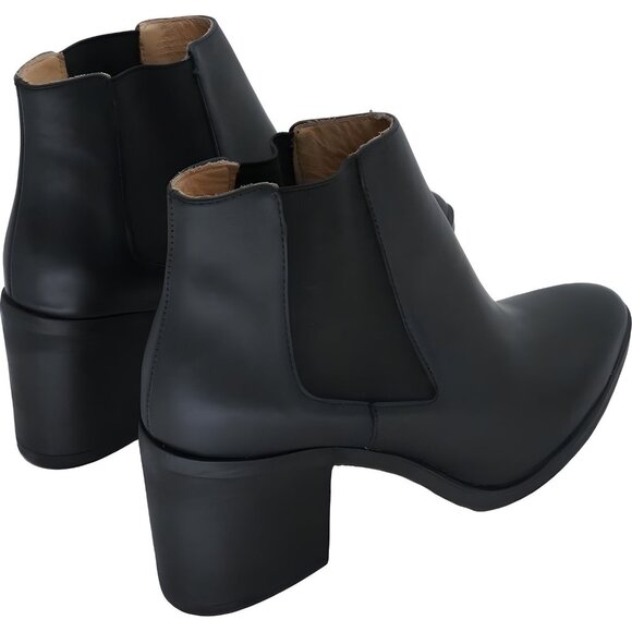 Nisolo Women's Heeled Slip-on Waterproof Leather Chelsea Boots Size 11 - Picture 3 of 6